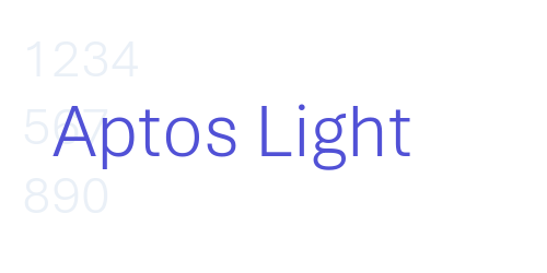 Aptos Light-font-download