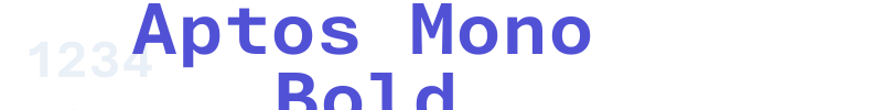Aptos Mono Bold-font