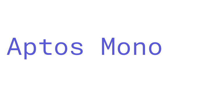 Aptos Mono Font Download