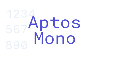 Aptos Mono-font-download
