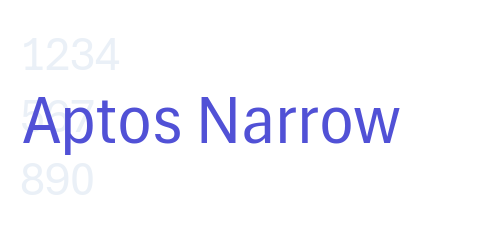 Aptos Narrow-font-download