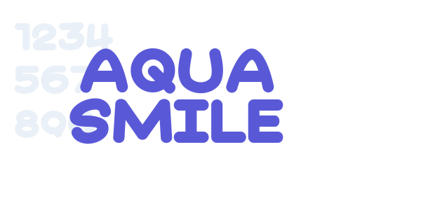 Aqua Smile font free