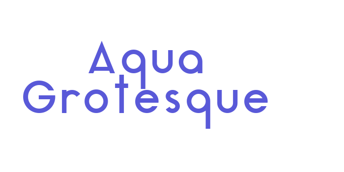 Aqua Grotesque Font Download