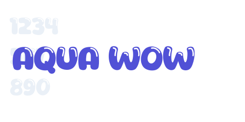 Aqua Wow-font-download