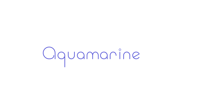 Aquamarine Font Download