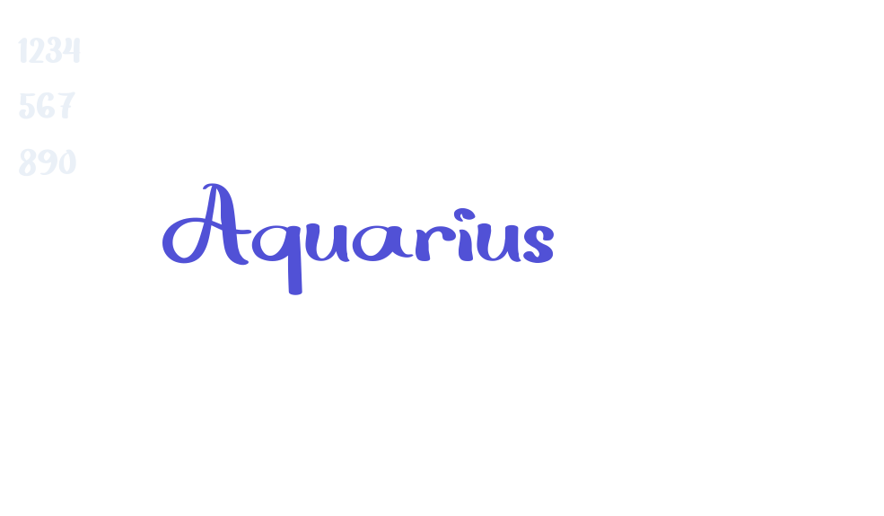 Aquarius-font-download