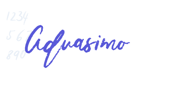 Aquasimo font free