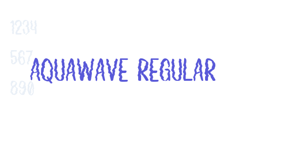 Aquawave Regular font free