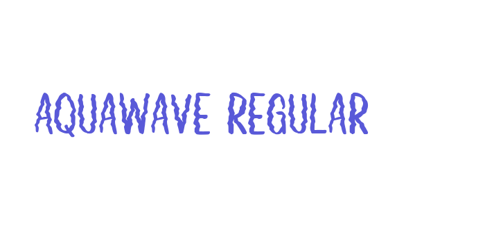 Aquawave Regular Font