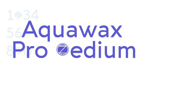 Aquawax Pro Medium font free