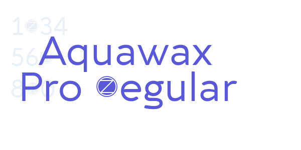 Aquawax Pro Regular font free