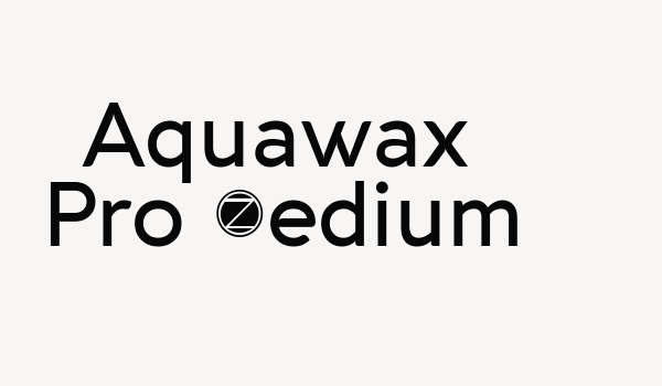 Aquawax Pro Medium Font