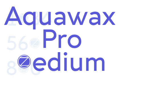 Aquawax Pro Medium Font Download