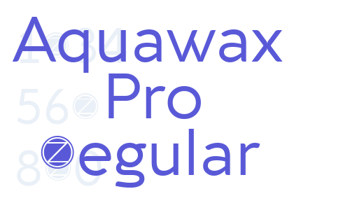 Aquawax Pro Regular Font Download