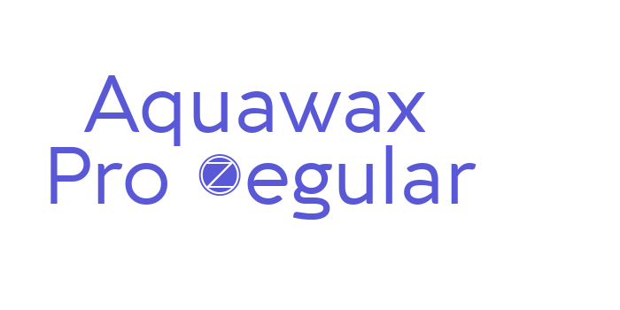 Download Aquawax Pro Regular Font