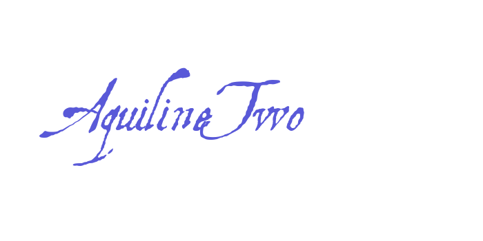 AquilineTwo Font Download