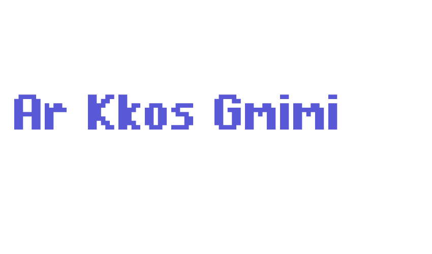 Ar Kkos Gmimi Font Download