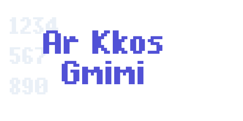 Ar Kkos Gmimi-font-download