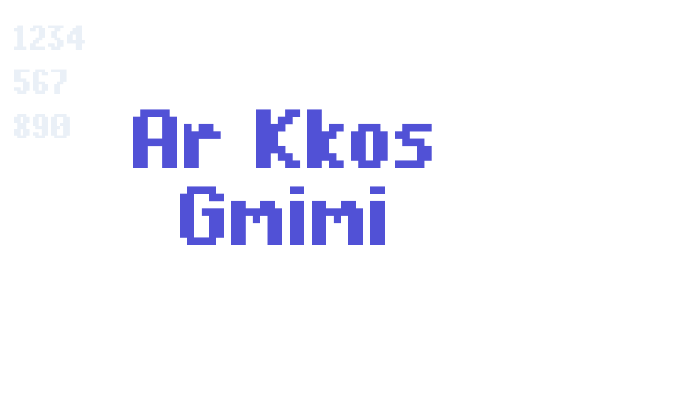 Ar Kkos Gmimi-font-download