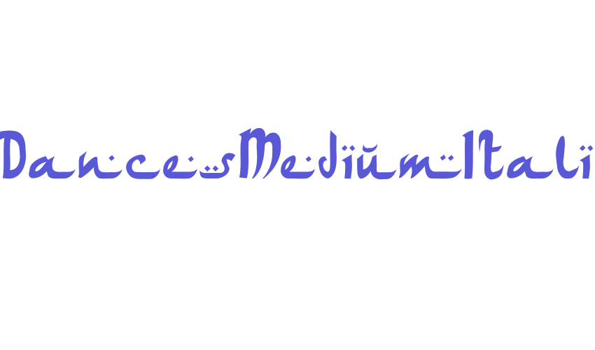 ArabDancesMediumItalic Font Download