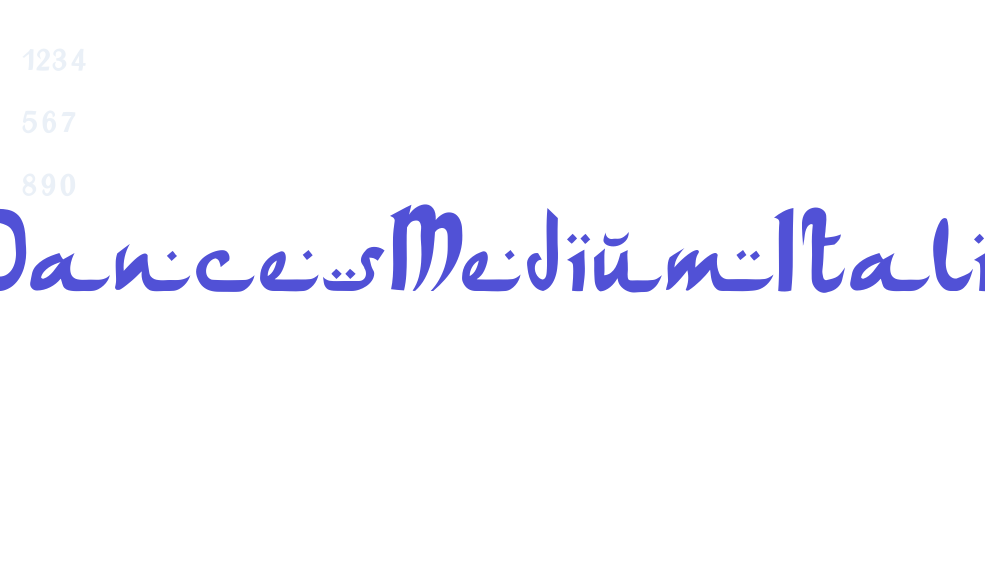 ArabDancesMediumItalic-font-download