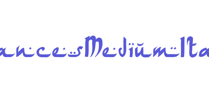 ArabDancesMediumItalic Font