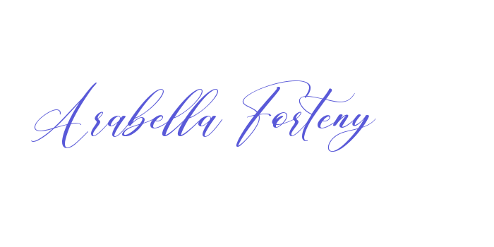 Arabella Forteny Font Download