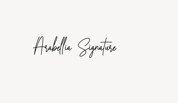 Arabellia Signature Font