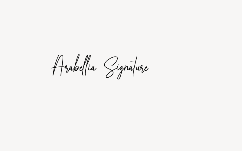 Arabellia Signature Font