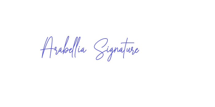 Arabellia Signature Font Download