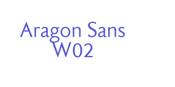 Aragon Sans W02 Font Download