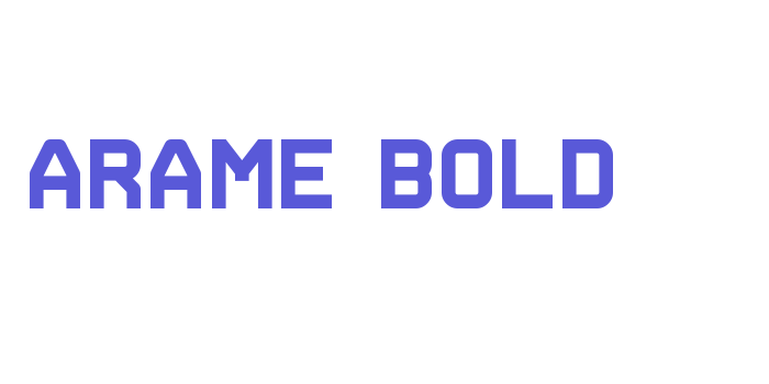 Arame Bold Font Download