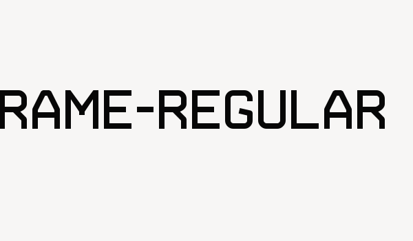 Arame-Regular Font