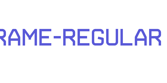 Arame-Regular Font