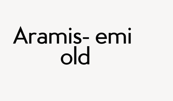 Aramis-Demi Bold Font