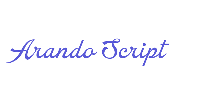 Arando Script Font