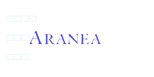 Aranea-font-download