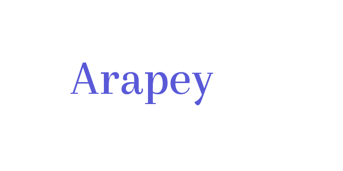 Arapey Font