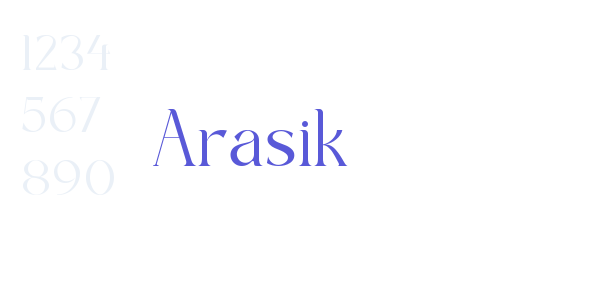 Arasik font free