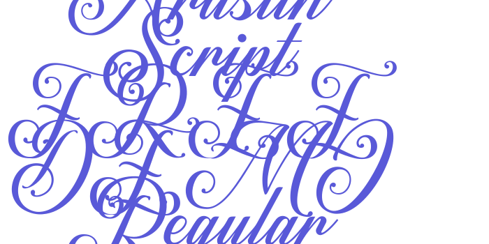 Arastin Script FREE DEMO Regular Font Download