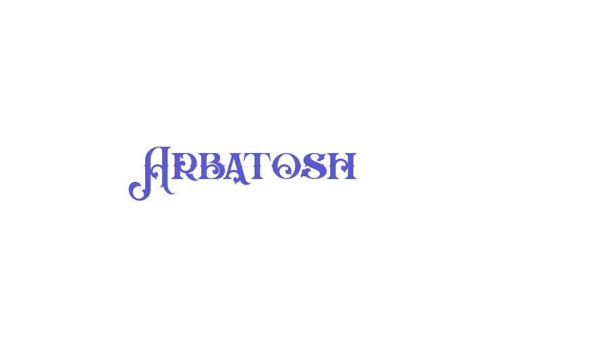 Arbatosh Font Download