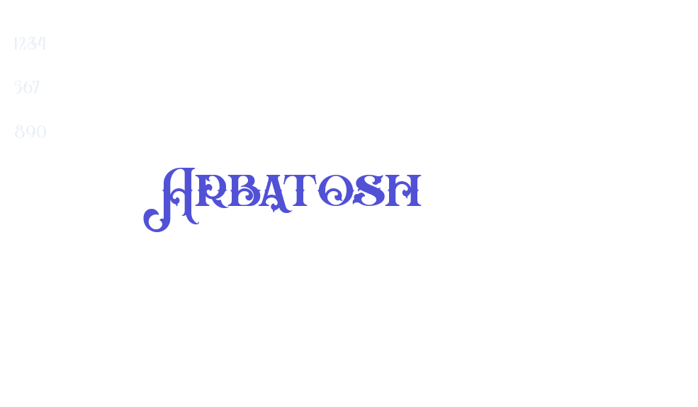 Arbatosh-font-download