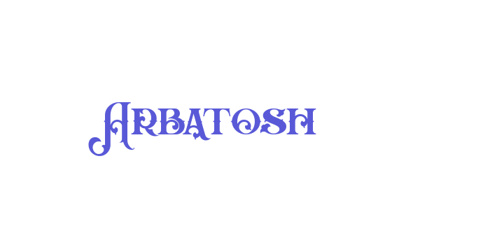 Arbatosh Font