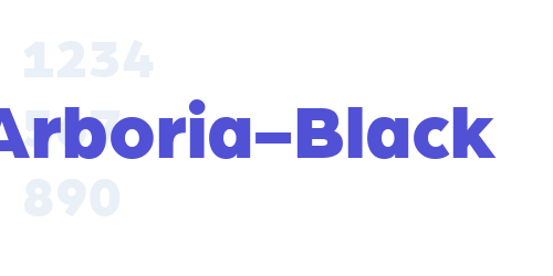 Arboria-Black-font-download