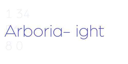 Arboria-Light-font-download
