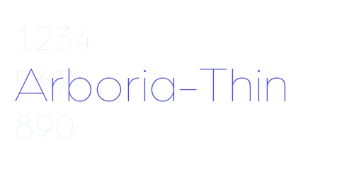 Arboria-Thin-font-download