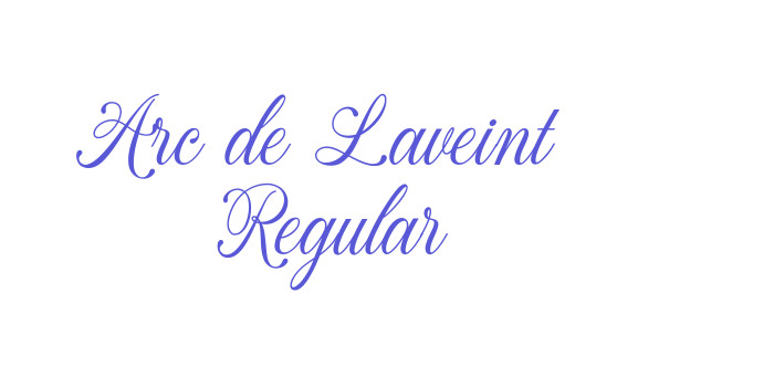 Arc de Laveint Regular Font Download