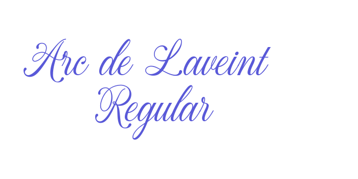 Arc de Laveint Regular Font