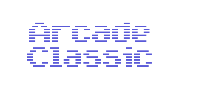 Arcade Classic Font Download