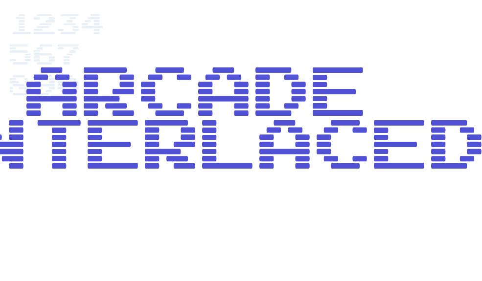 Arcade Interlaced-font-download